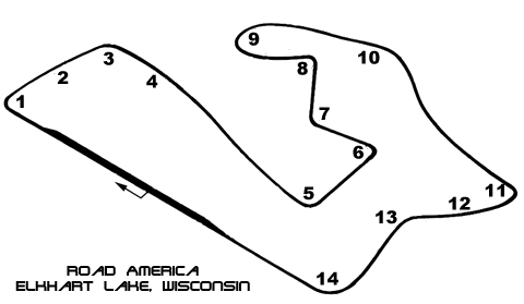 Road America Map